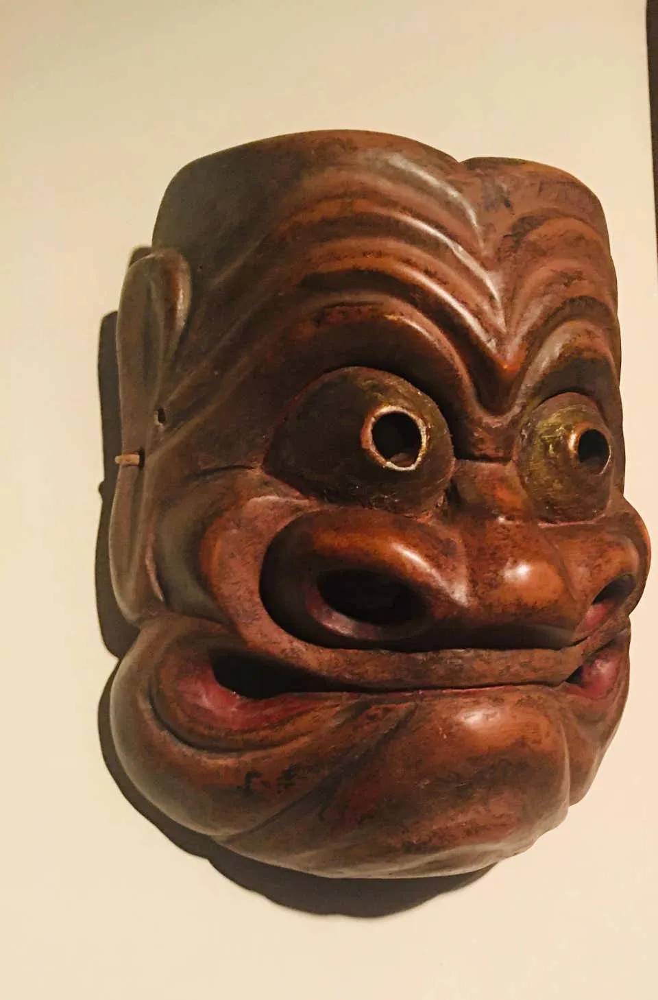 Japanese Edo Noh Mask of Obeshimi