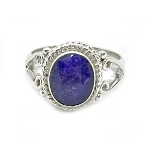 Jyn Sapphire Quartz Gypsy Ring