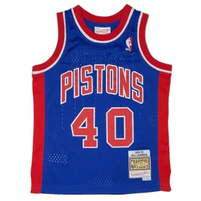 Kids Mitchell & Ness Nba Detroit Pistons Swingman Road Bill Jersey (Royal)