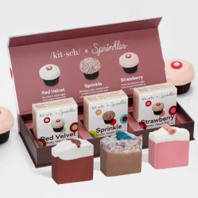 Kitsch Sprinkles Cupcakes X Kitsch 3 Pc Body Wash Set