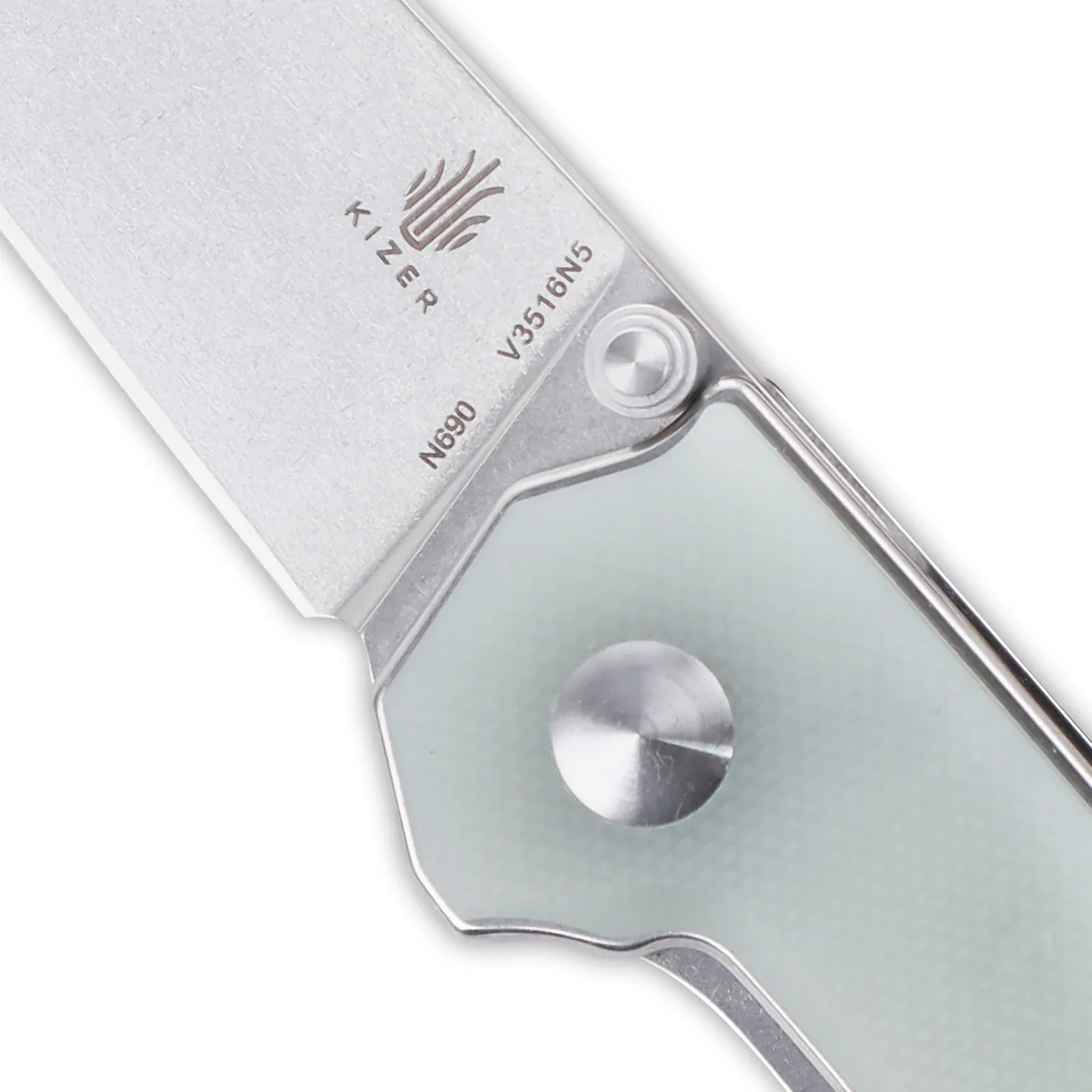 Kizer Domin Mini G10 Transparent color V3516N5 (2.89 Stonewash)