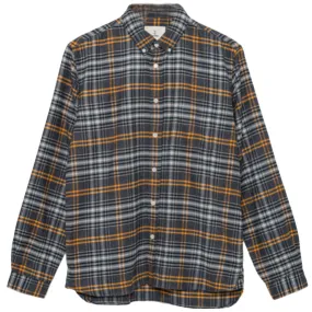 LA PAZ Branco Stone Blue Checks Button Down Shirt