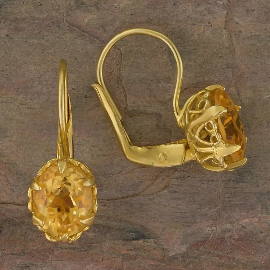 Mayfair Citrine Earrings