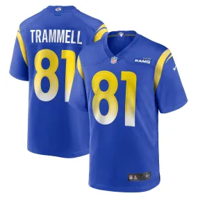 Men's Nike Austin Trammell Royal Los Angeles Rams Game Player Jersey