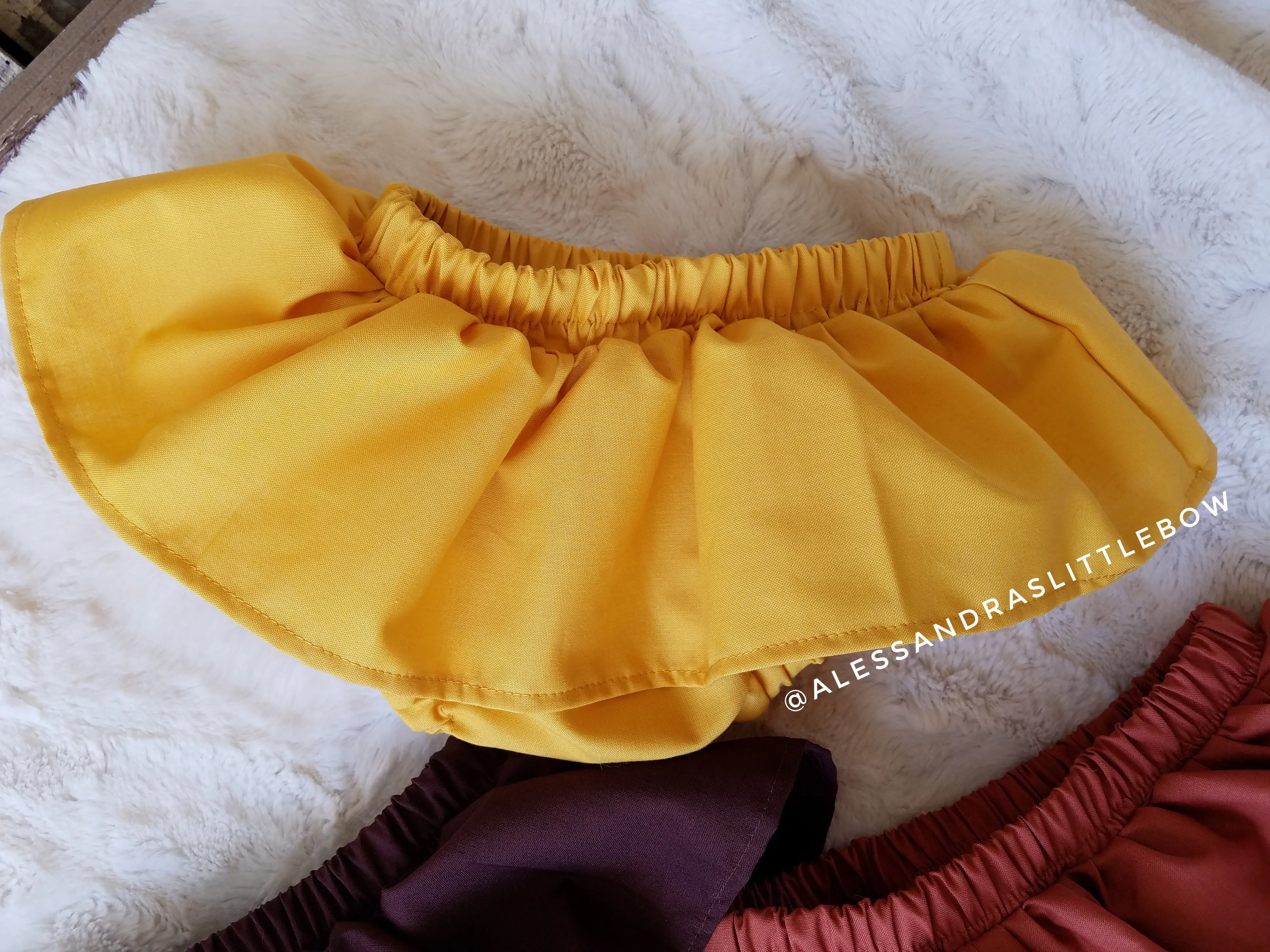 Mustard skirted bloomers