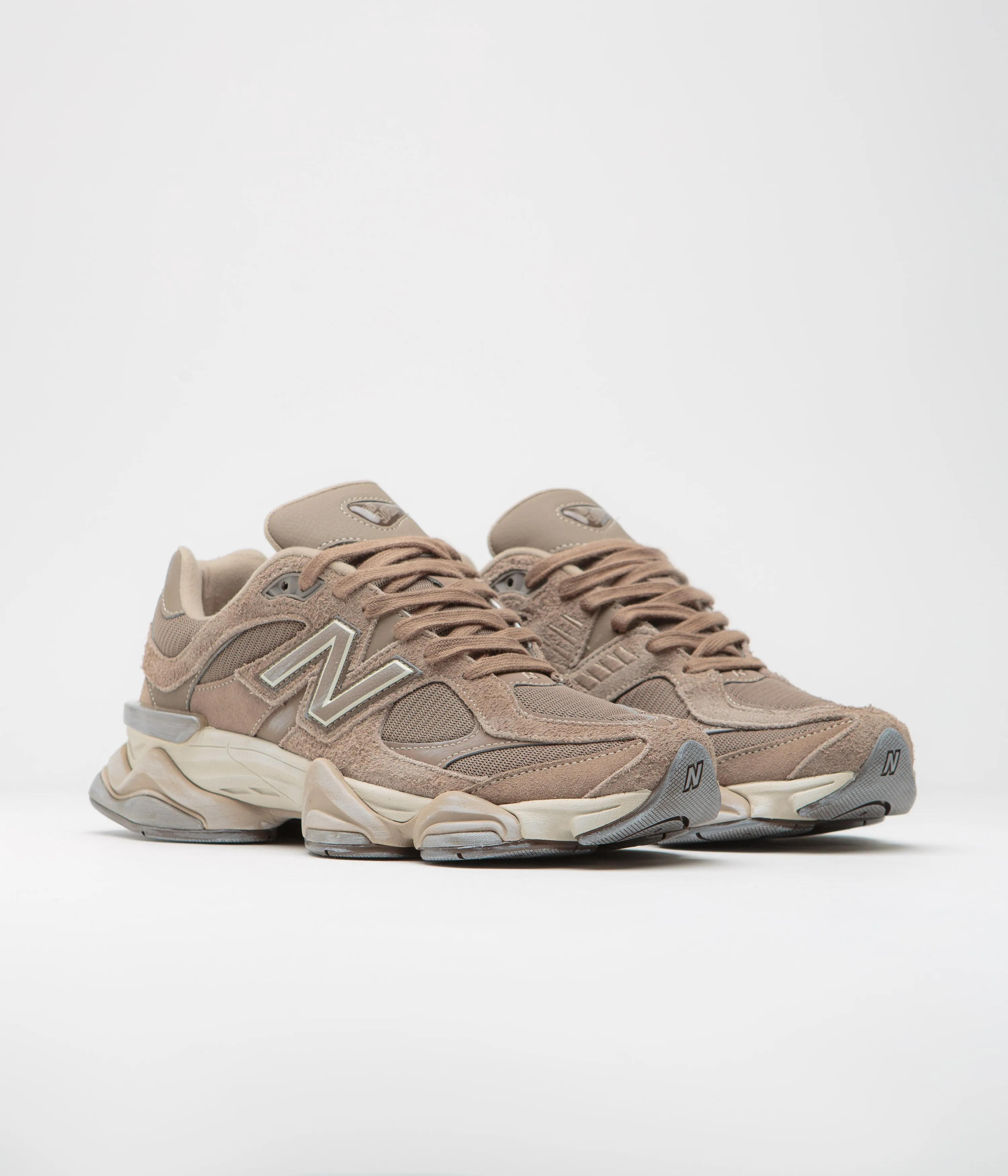 New Balance 9060 Shoes - Mushroom / Dark Mushroom