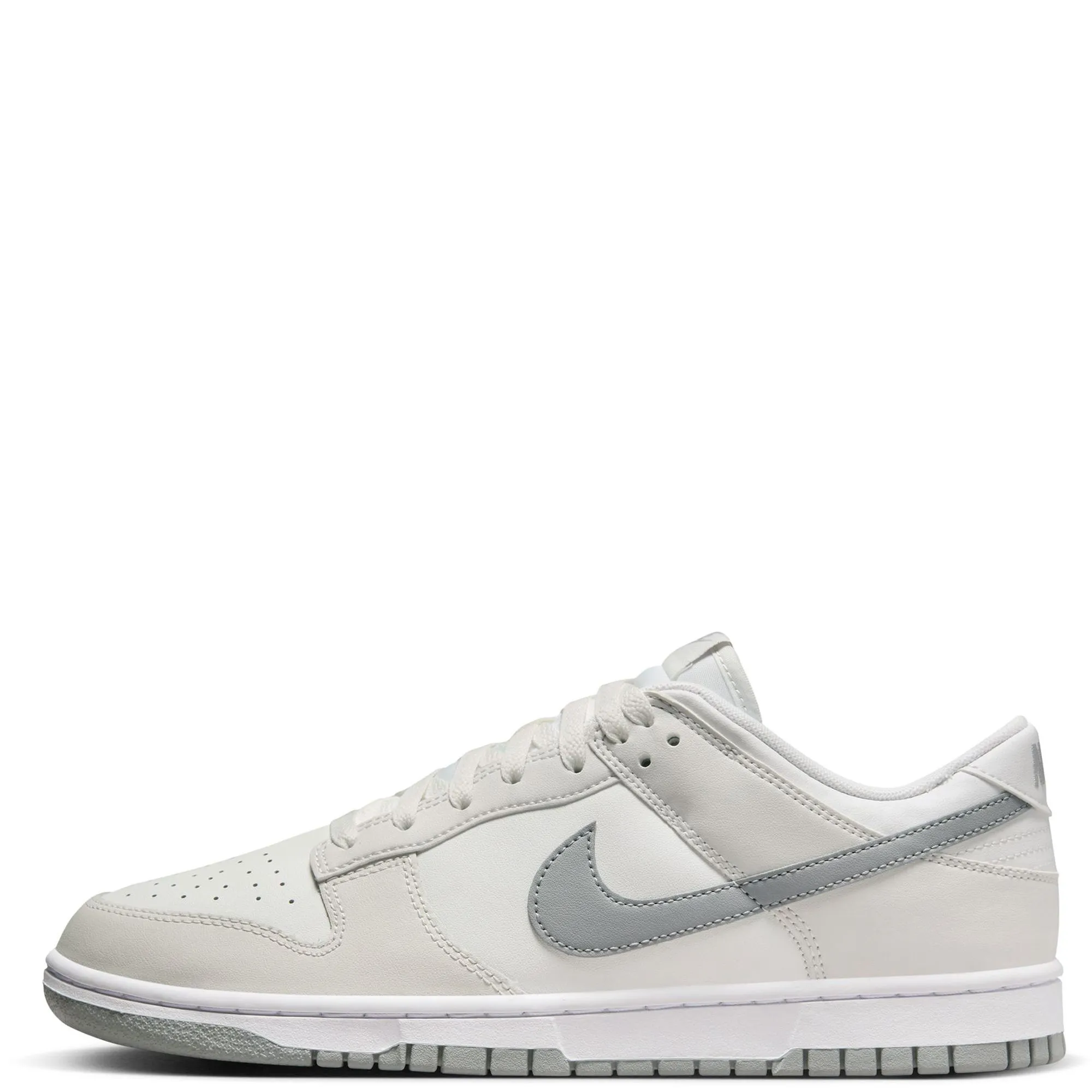 Nike Men's Dunk Low Retro Shoes - Summit White / Light Smoke Grey