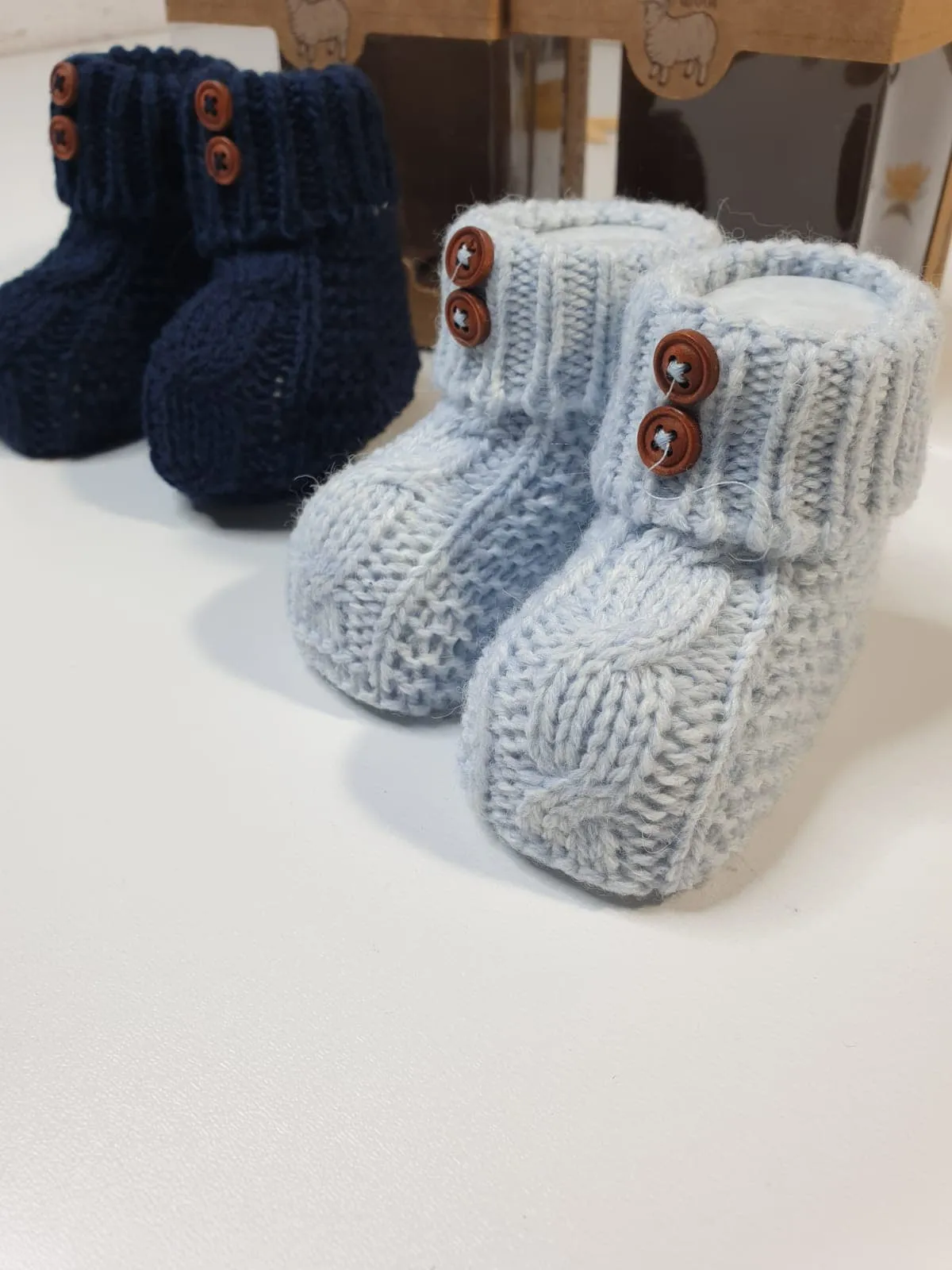 Nipperland-Babyschuhe Gestrickt 2187N