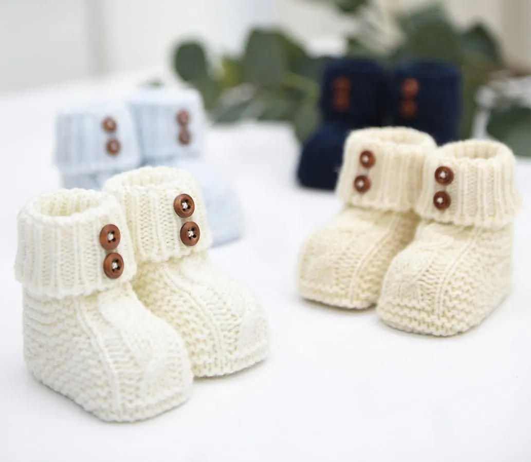 Nipperland-Babyschuhe Gestrickt 2187N