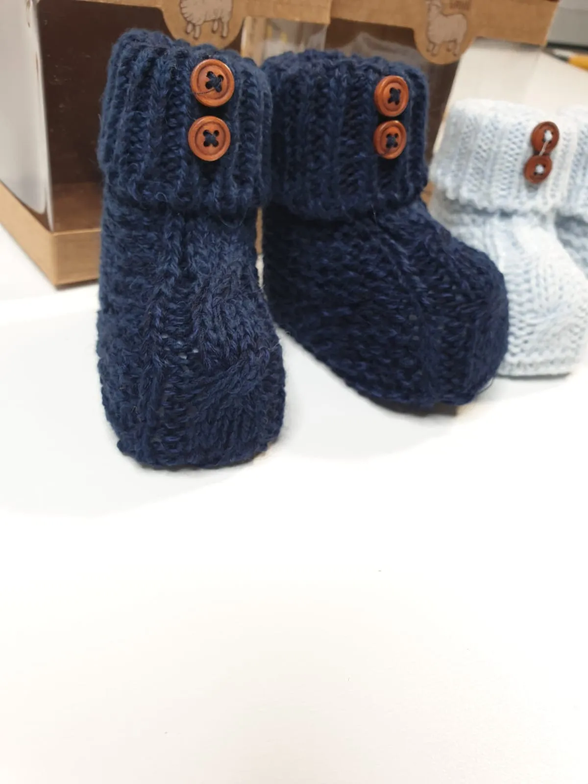 Nipperland-Babyschuhe Gestrickt 2187N