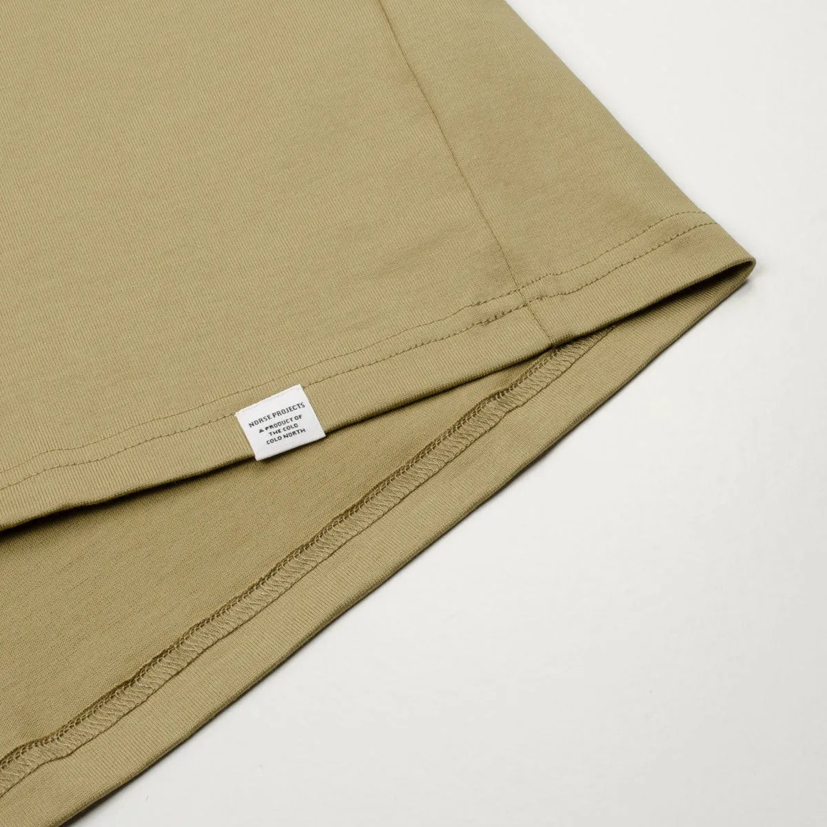 Norse Projects - Johannes Standard Pocket T-shirt - Utility Khaki