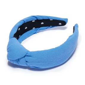 PACIFIC SKY LINEN KNOTTED HEADBAND