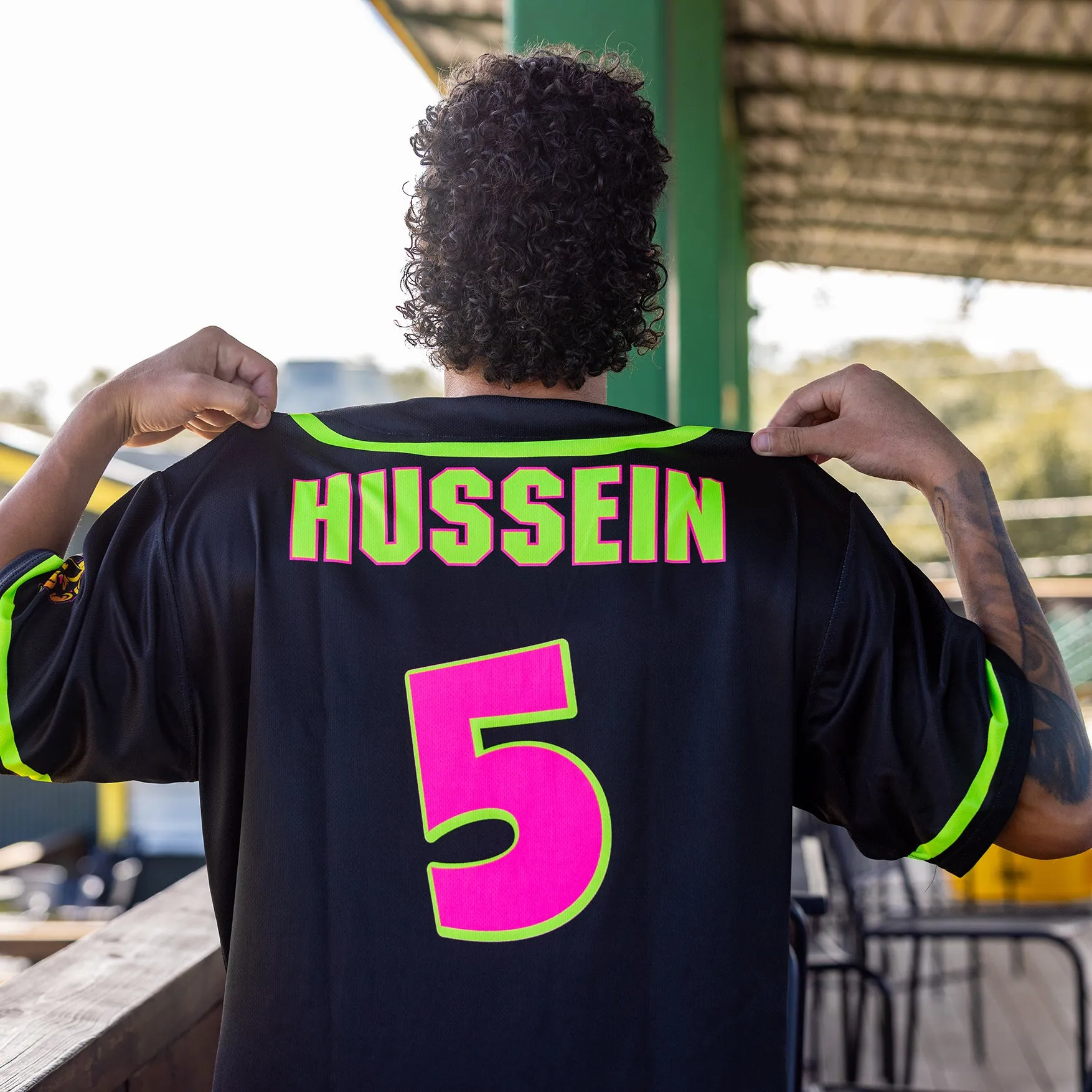 Party Animals Jorden Hussein #5 EvoShield Jersey - Black