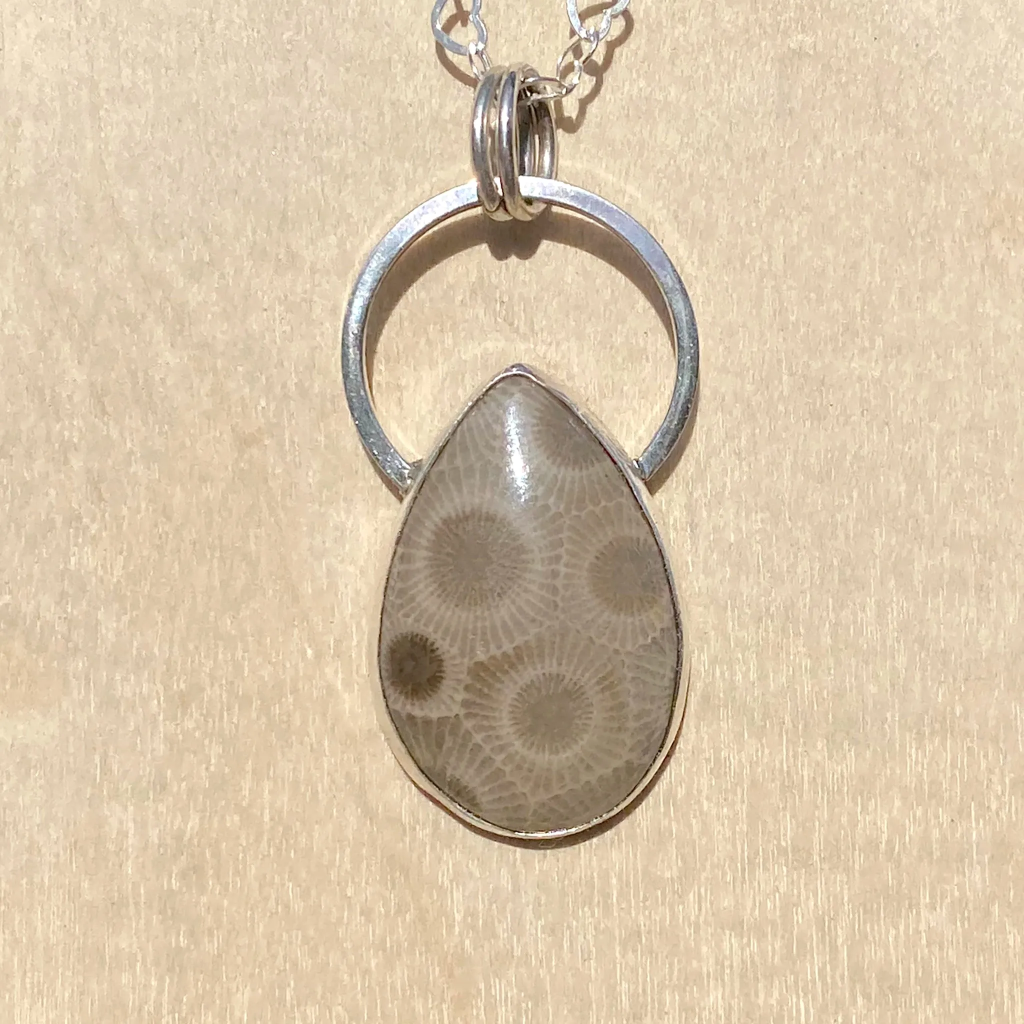 Petoskey Stone Pendant Necklace