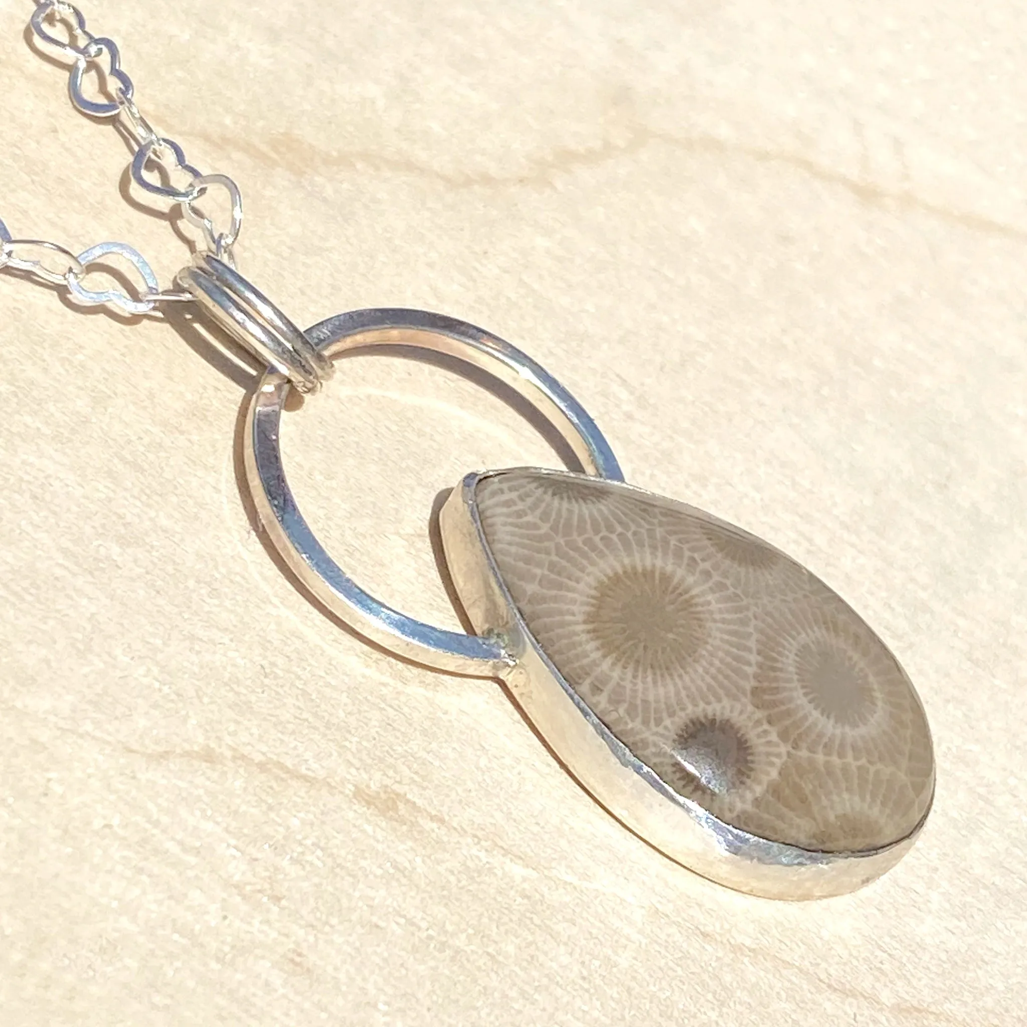 Petoskey Stone Pendant Necklace