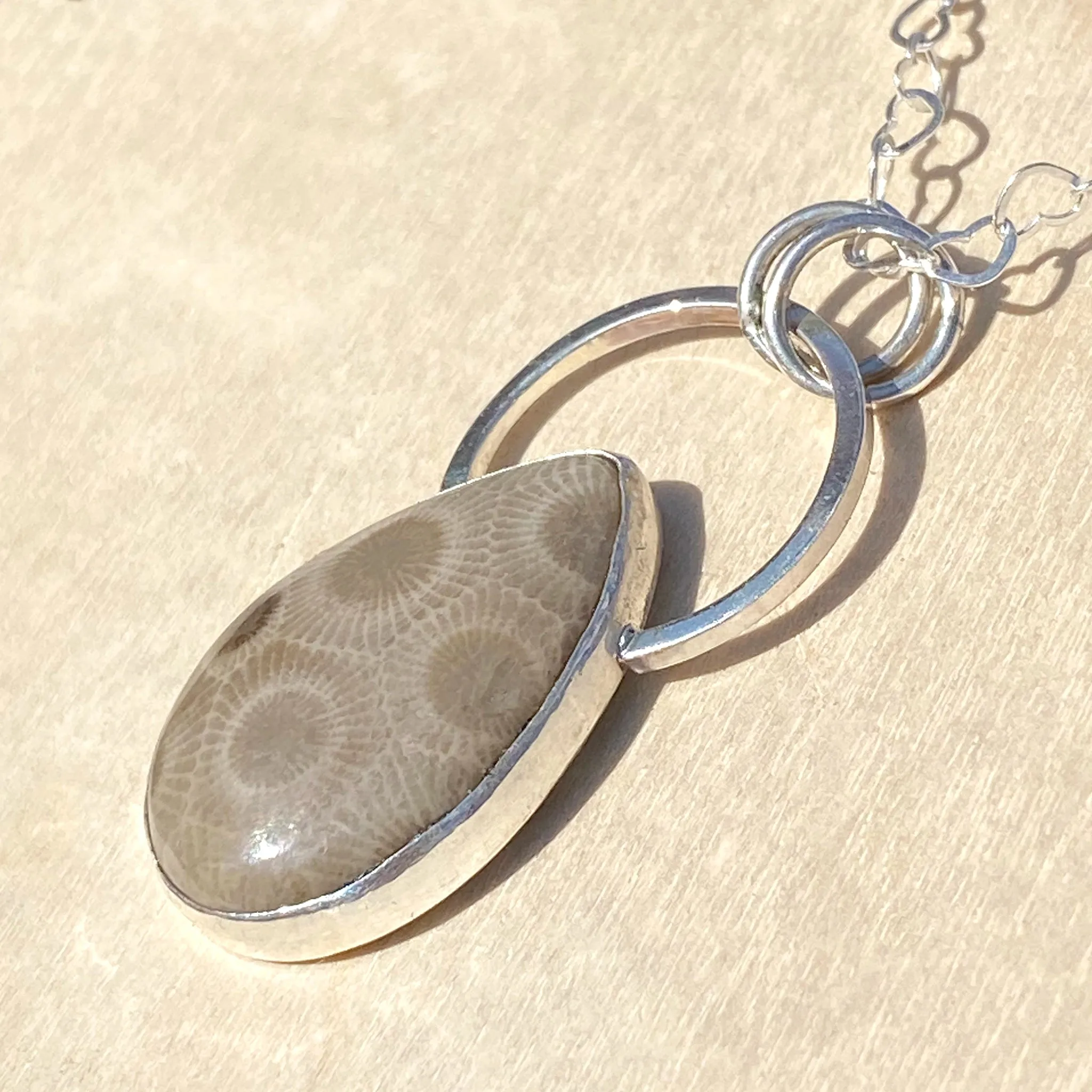 Petoskey Stone Pendant Necklace