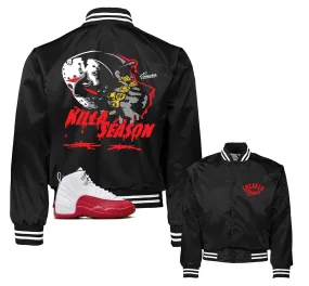 Retro 12 Cherry Killa Season Satin Jacket