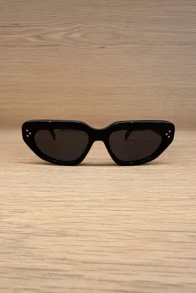 *RUNWAY* BLACK FRAME 52 SUNGLASSES IN ACETATE BLACK CL40273U