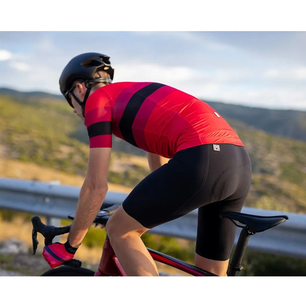 Santini Eco Sleek Bengal Jersey - Red