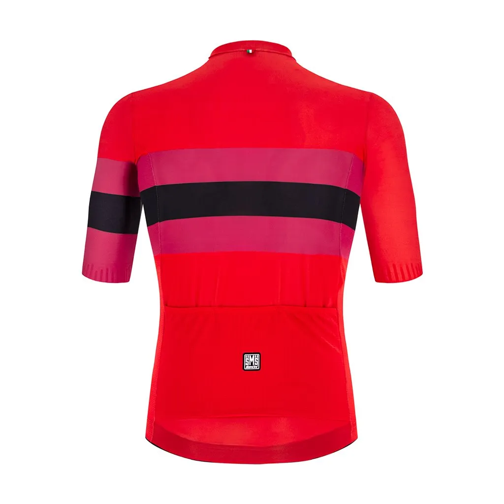 Santini Eco Sleek Bengal Jersey - Red