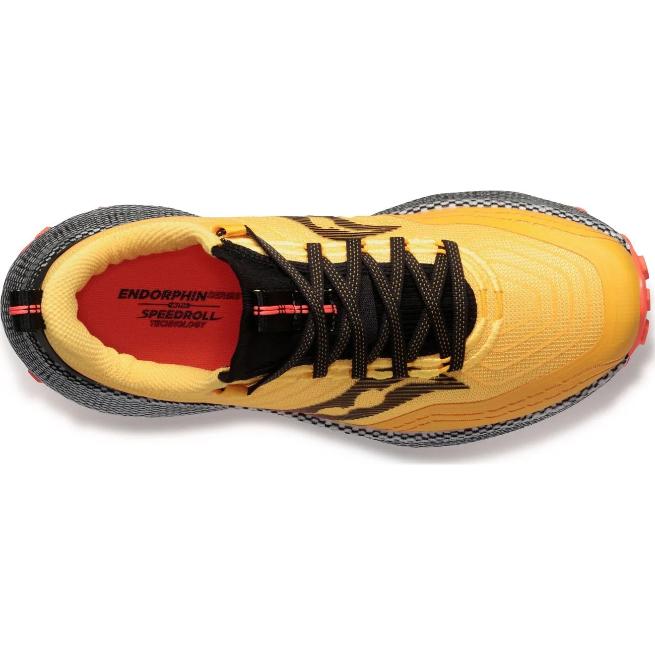 Saucony Endorphin Trail (Mens) - Vizi Gold/Vizi Red