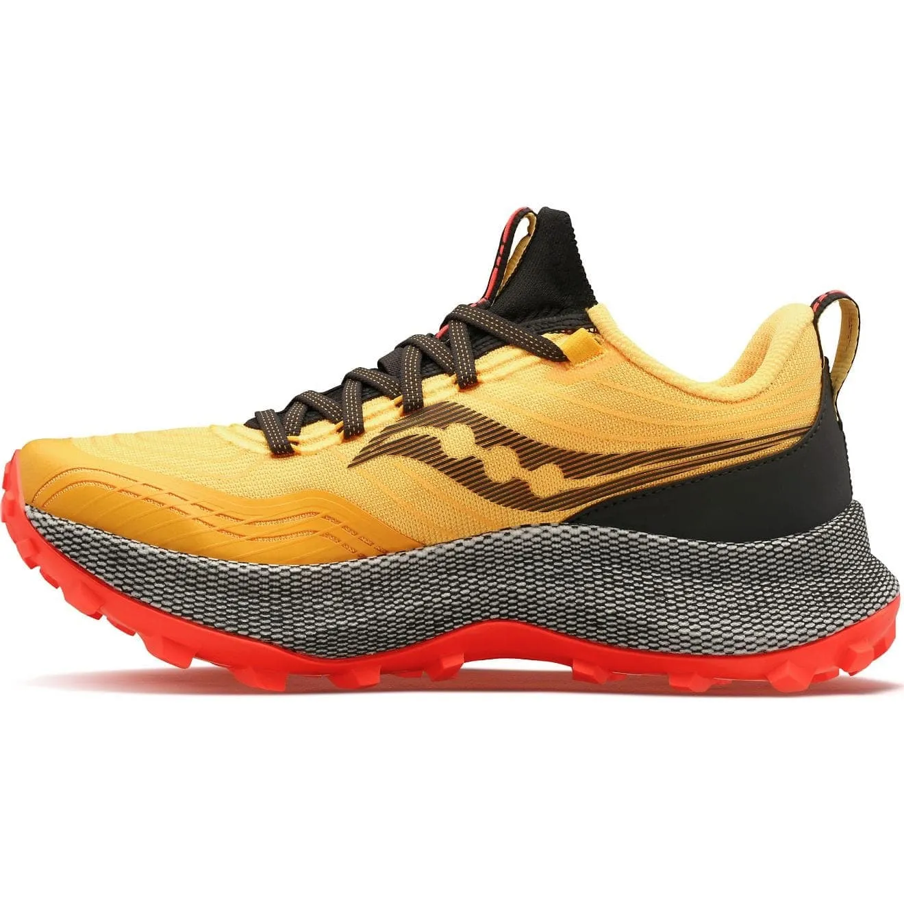 Saucony Endorphin Trail (Mens) - Vizi Gold/Vizi Red