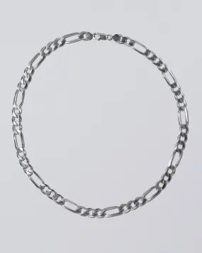 Silver Figaro Chain Necklace