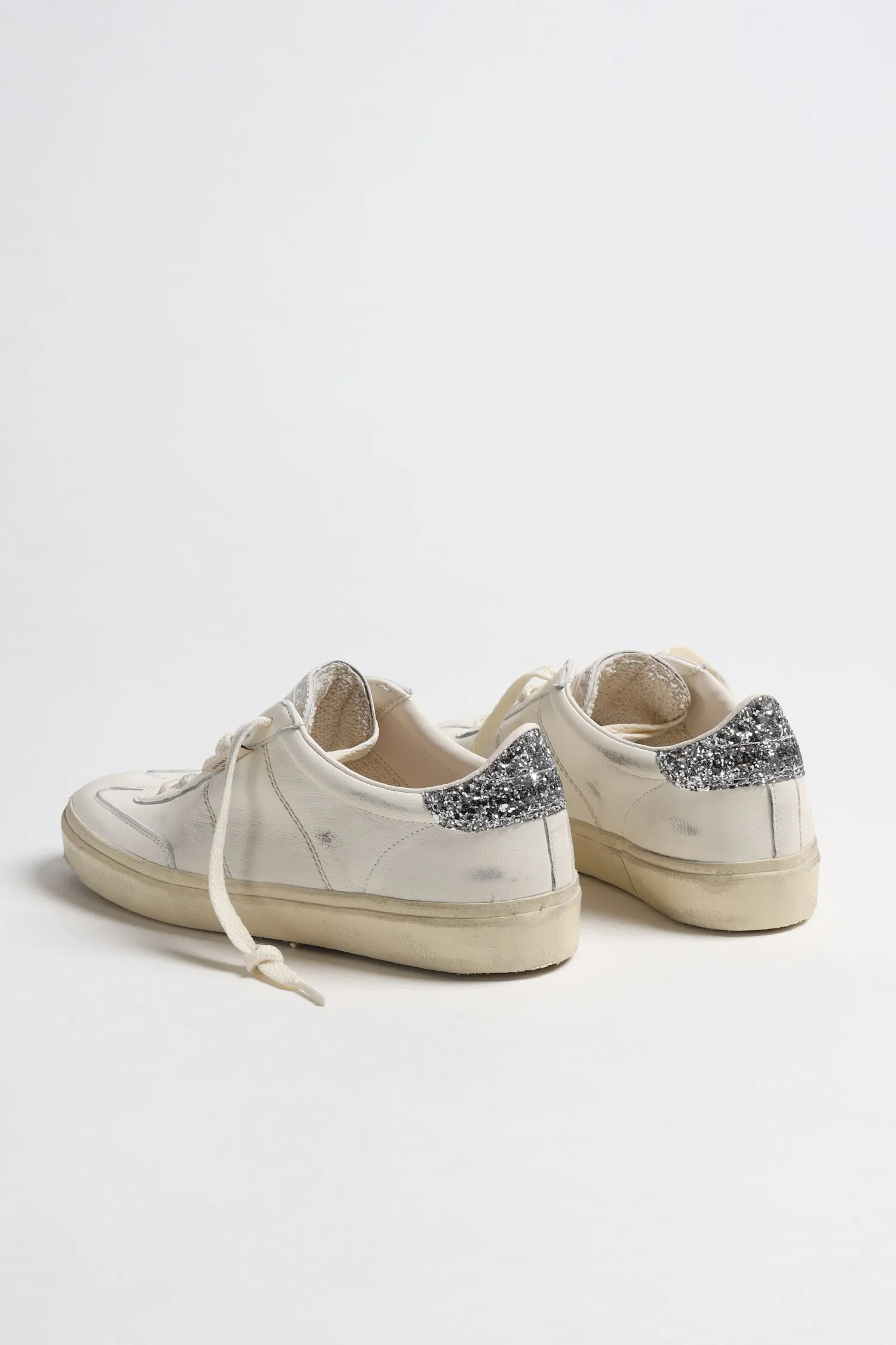 Sneaker Soulstar Glitter in Weiß/Silber