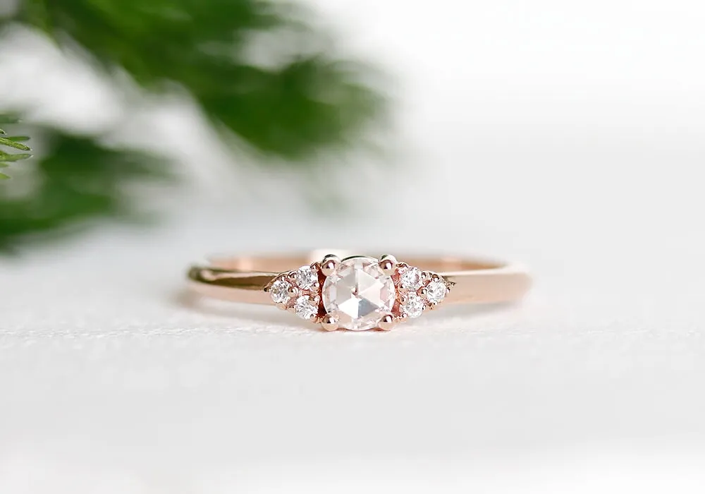 Sora Rose Cut Moissanite Ring