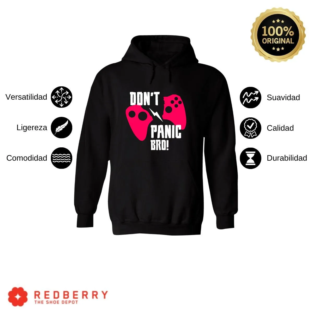 Sudadera Hombre  Hoodie Gamer Videojuegos Frases 055