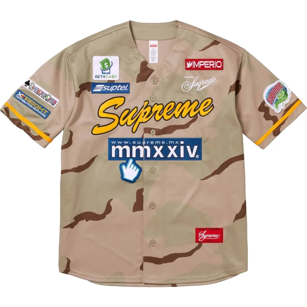 SUPREME CHOSEN ONE BASEBALL JERSEY-CAMO