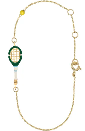 TENNIS PELOTA BOTTLE GREEN BRACELET