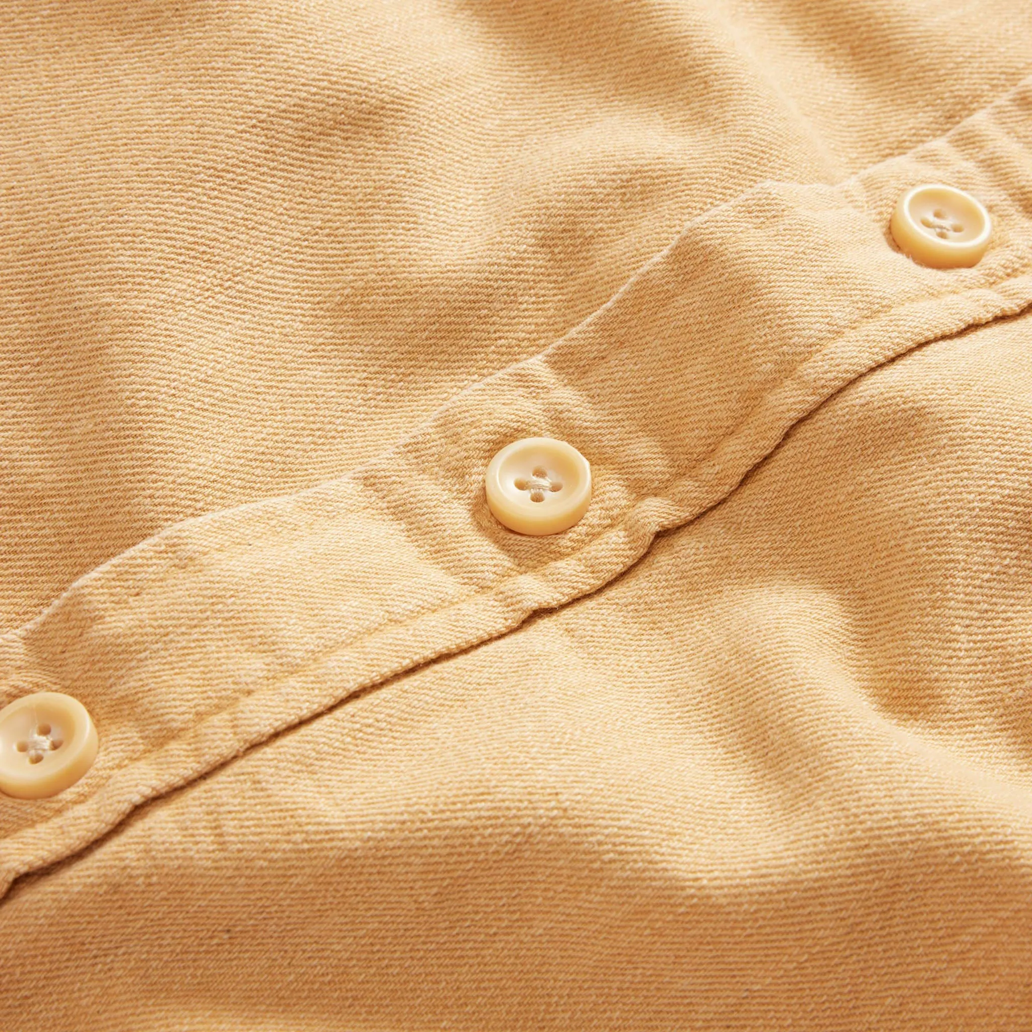 The Lined Utility Shirt in Wheat Denim