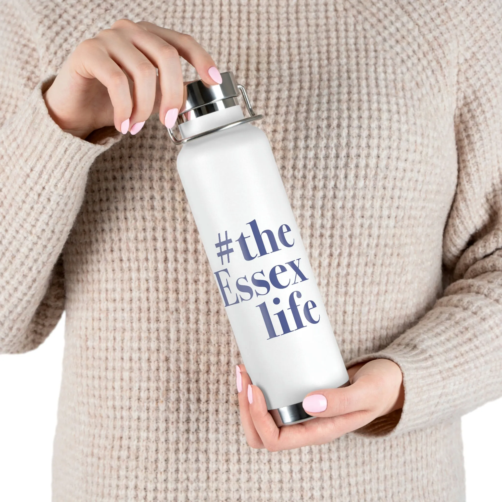 #theessexlife Copper Vacuum Insulated Bottle, 22oz