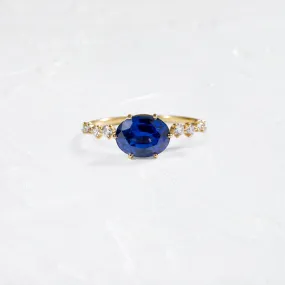 Tinsel Ring, 1.89ct. Blue Sri Lanka Sapphire