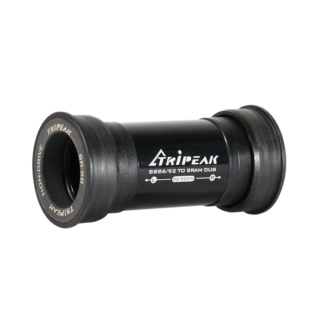 Tripeak BB86 Pressfit Bottom Bracket, SRAM DUB - 86-92mm - Black