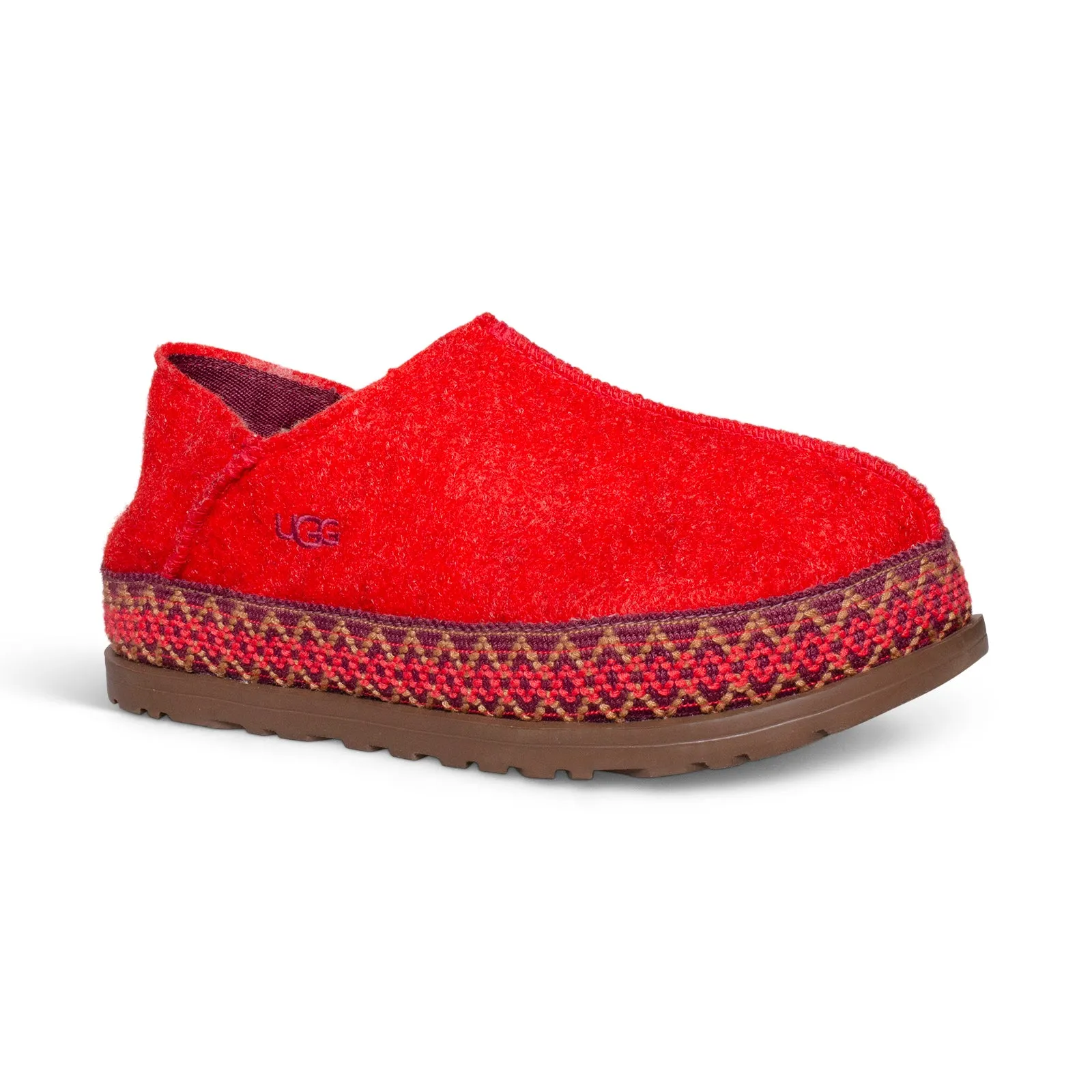 UGG Tasman Refelt Red Currant Slippers - Women's