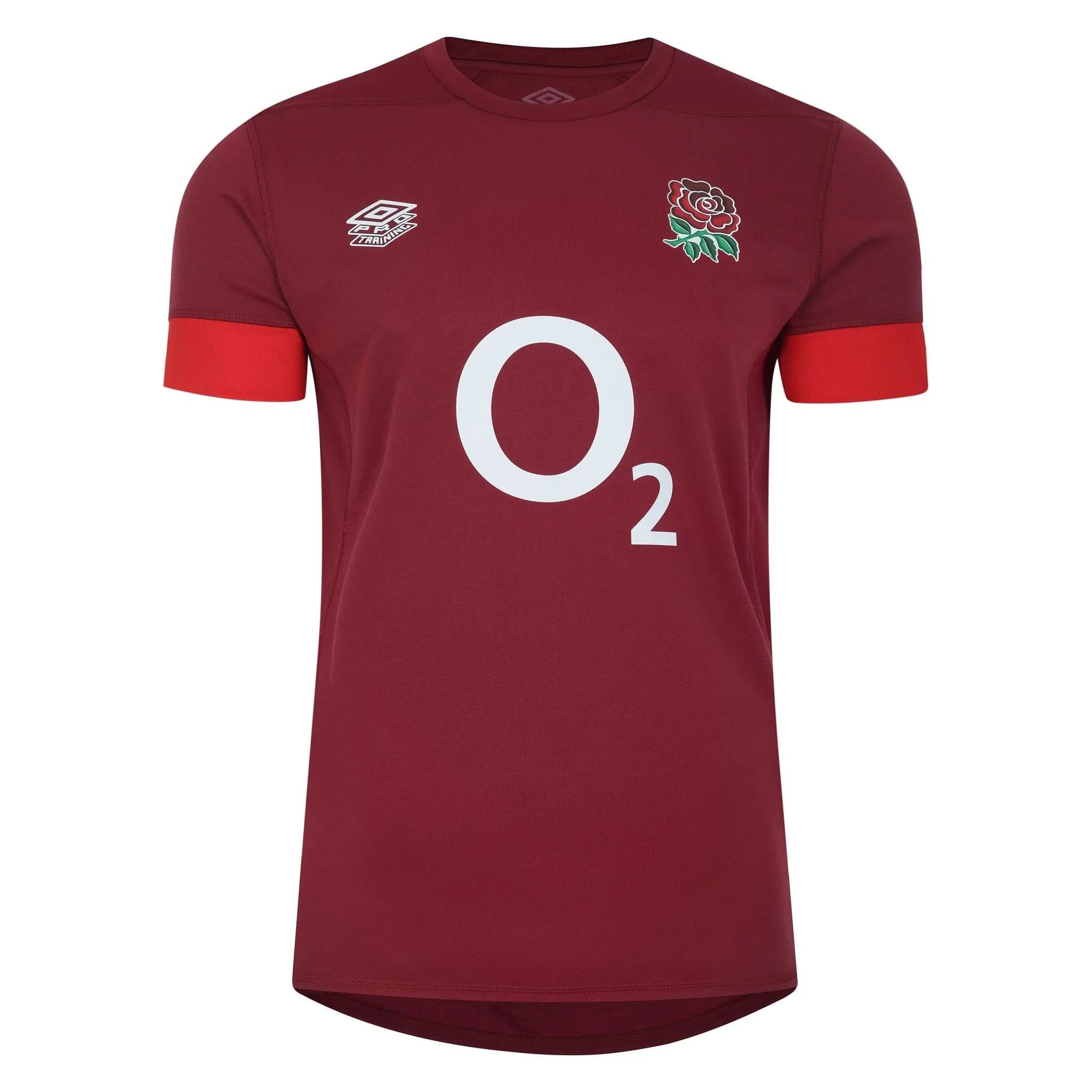 Umbro Men's England Rugby Relaxed Training Jersey 23/24 - Red