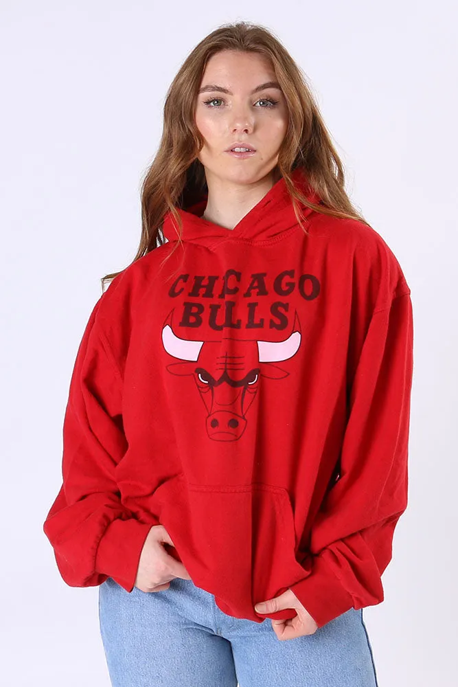 Vintage Chicago Bulls NBA Hoodie L