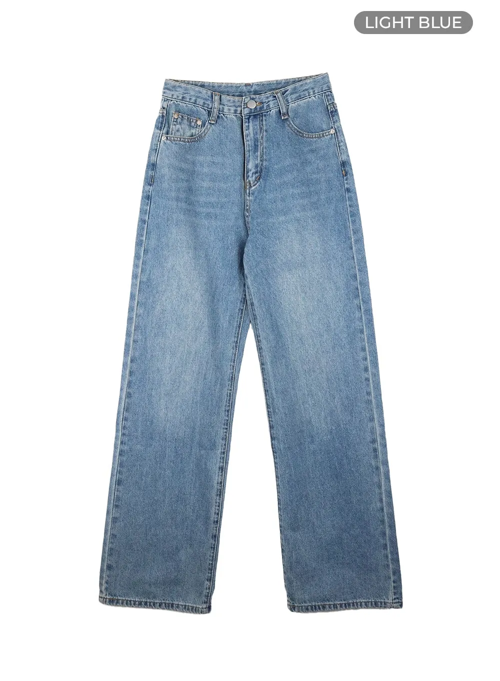 Wide Washed Jeans OM425