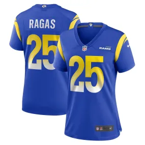 Women's Nike Trey Ragas Royal Los Angeles Rams Game Player Jersey