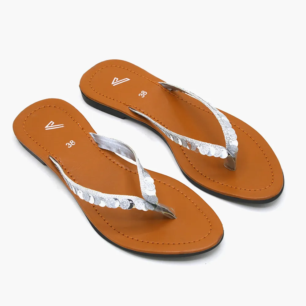 Women's Slipper - Silver