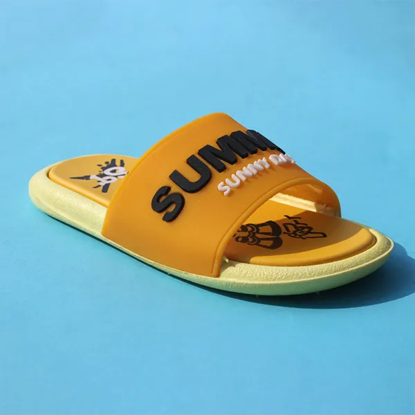 Yellow Soft Slippers for kids